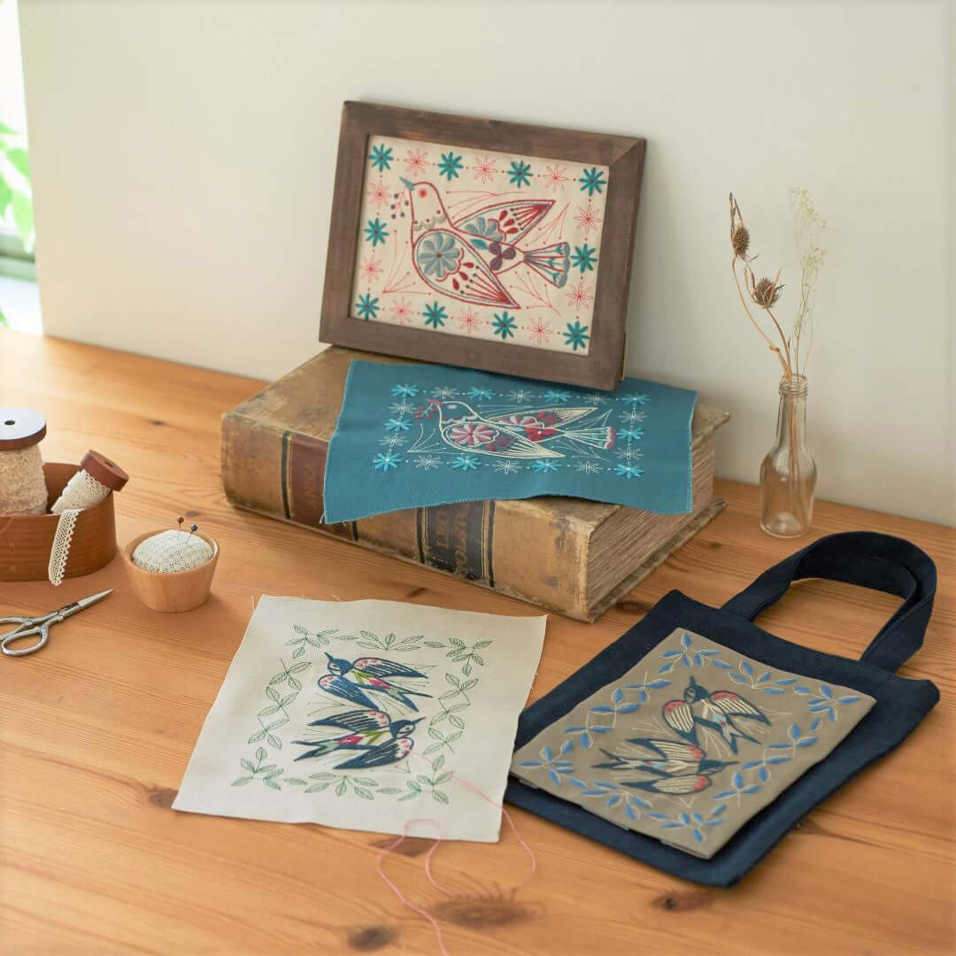 Kit de bordado "Paloma", diseñado por Alice Makabe para Cosmo - Image 6