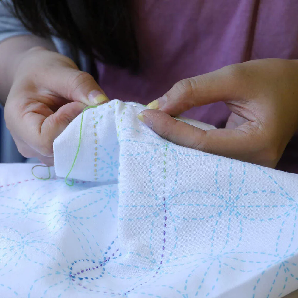 Kit de Sashiko blanco, bordado tradicional japonés - Image 4