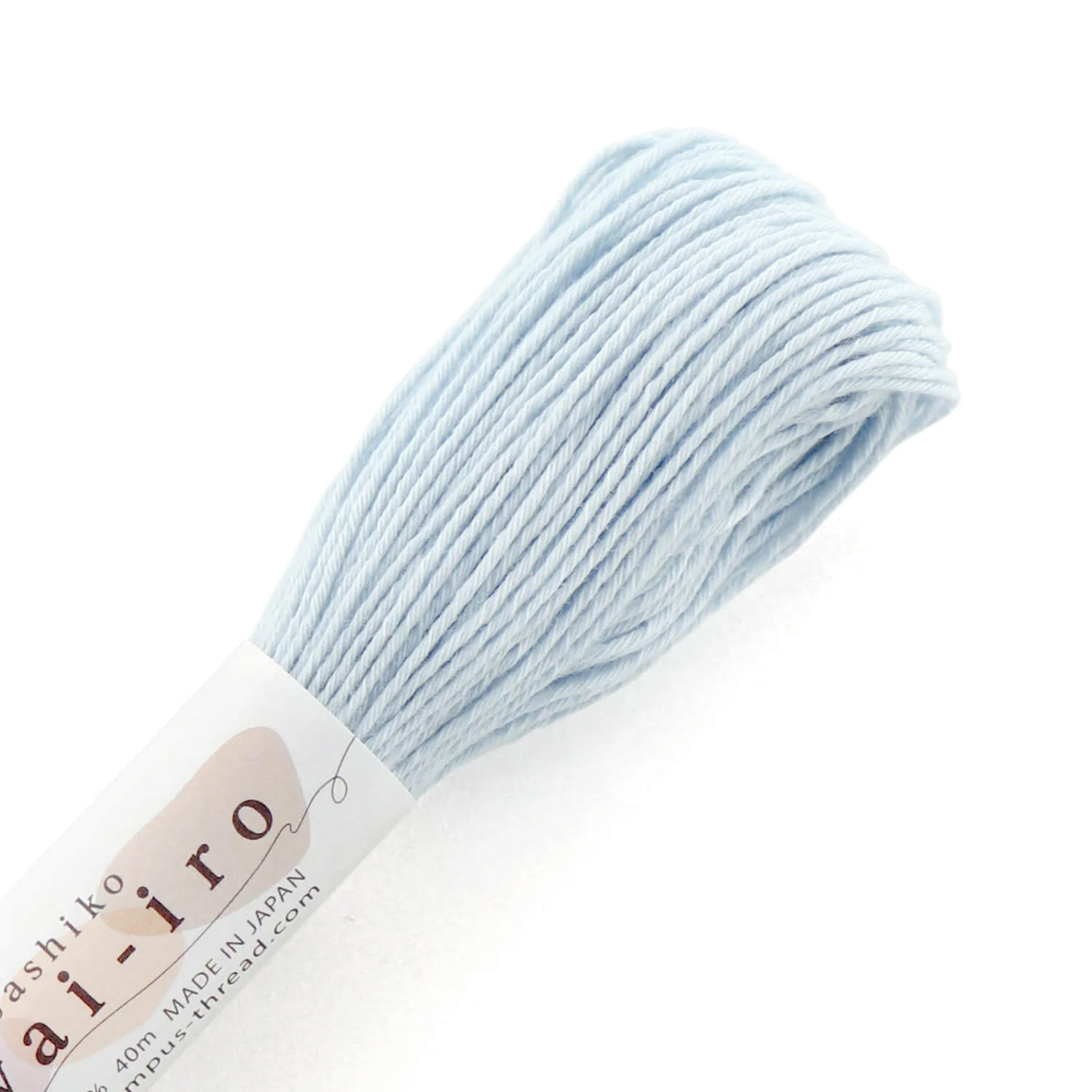 Olympus, hilos para bordar tonos pastel para Sashiko 40m - Awai-iro - Image 9